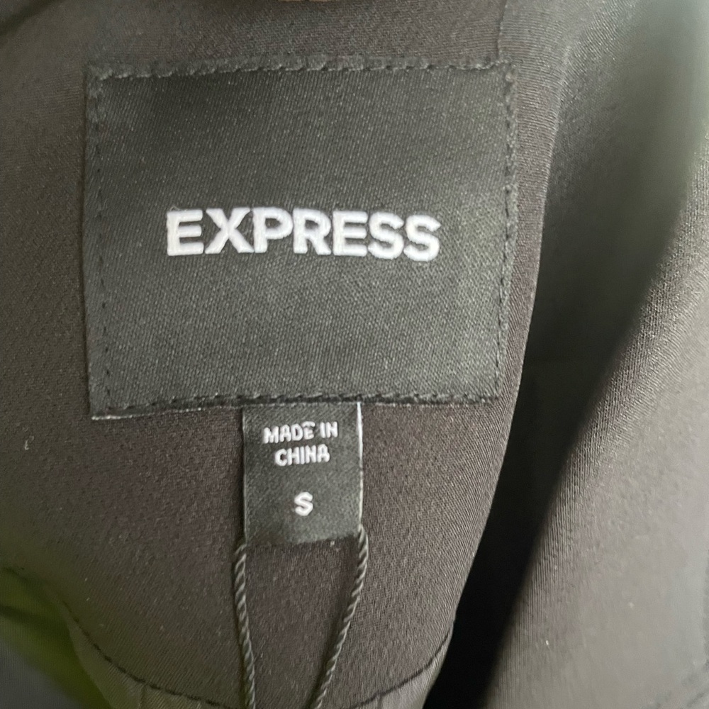 Express Cropped Double-Breasted Blazer Jacket - B… - image 3